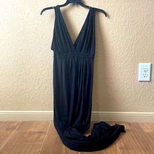 Long black maxi dress